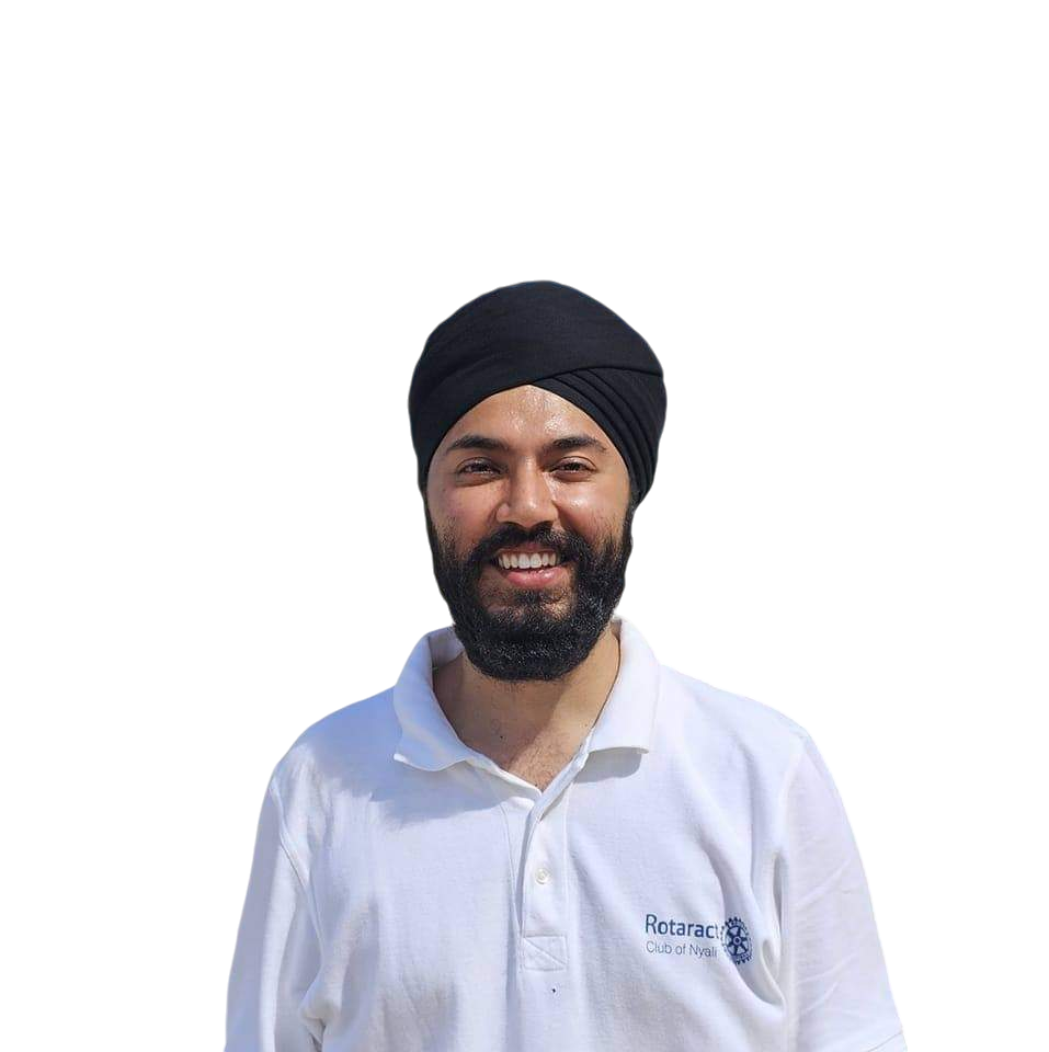 Rotaract's Community Service Director Angad Singh